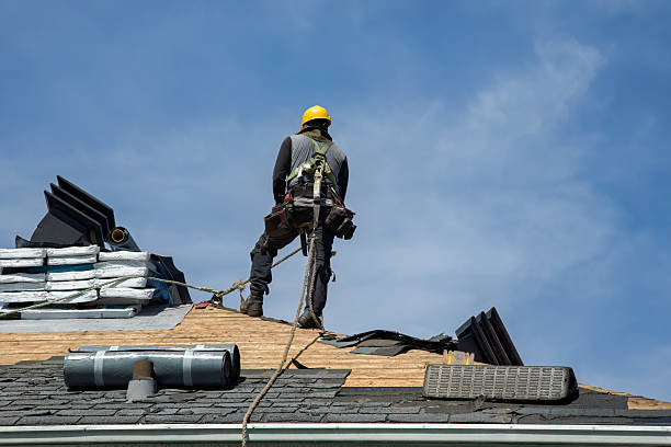 Professional Flat Roof Repair technician working in Shavertown, PA